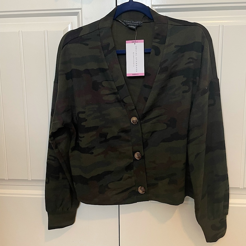 Camo Cardigan